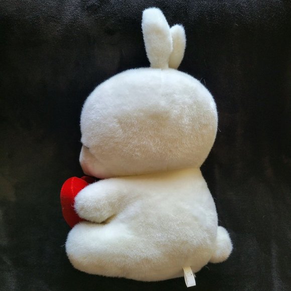 Large Mashimaro Plush, Korean Plush Rabbit with I Love You Heart - Picture 2 of 6